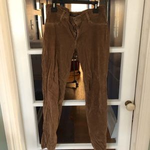 Corduroy slim pants
